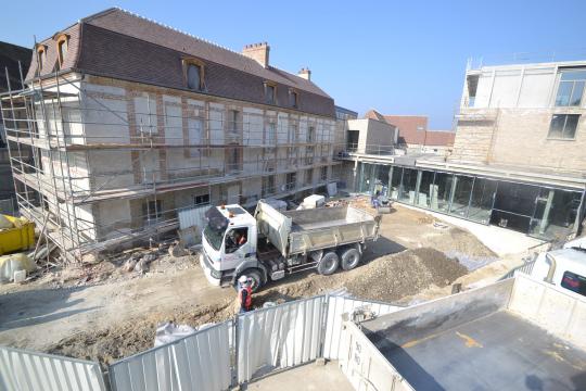 The Musée Camille Claudel in early 2015, revealing its fully renovated roofing.